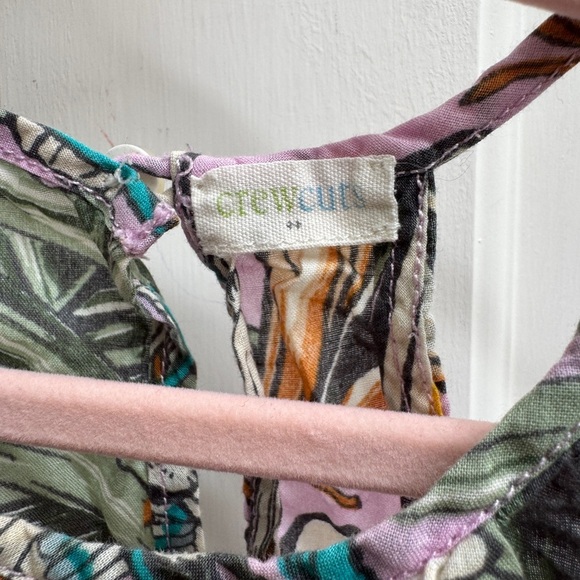 NWOT Crewcuts 2T Girls Multicolor Floral Halter Sleeveless Dress - Picture 2 of 3